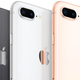 The upcoming iPhone 8 comes in space gray, silver, and just plain gold. Image credit: Apple
